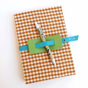 cuaderno A5 tela vichy colección picnic