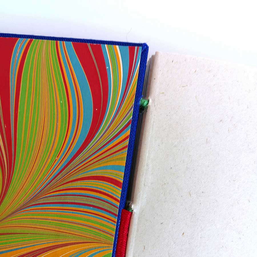 Cuaderno minimalista marmoleado A5 Azul marino 02 - Imagen 7