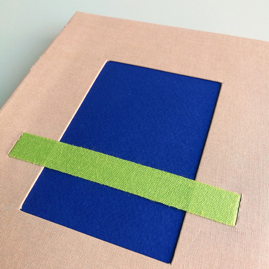 Cuaderno A5 rosa palo papel reciclado blanco (liso) - Imagen 2