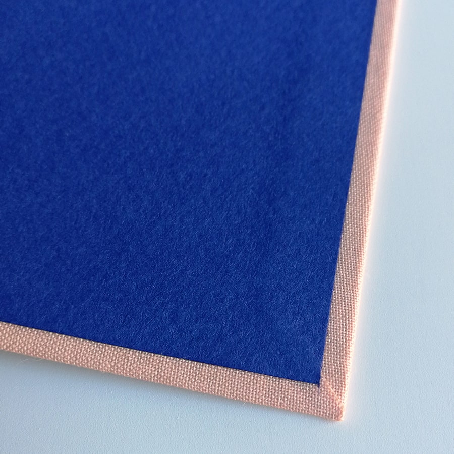 Cuaderno A5 rosa palo papel reciclado blanco (liso) - Imagen 5