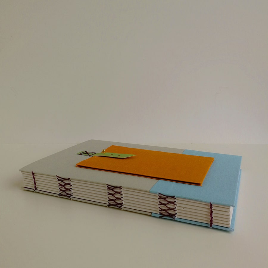 Cuaderno mochila gris claro azul claro a5 - Imagen 6