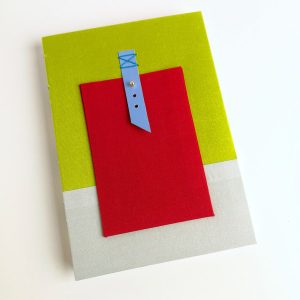 cuaderno mochila verde lima gris