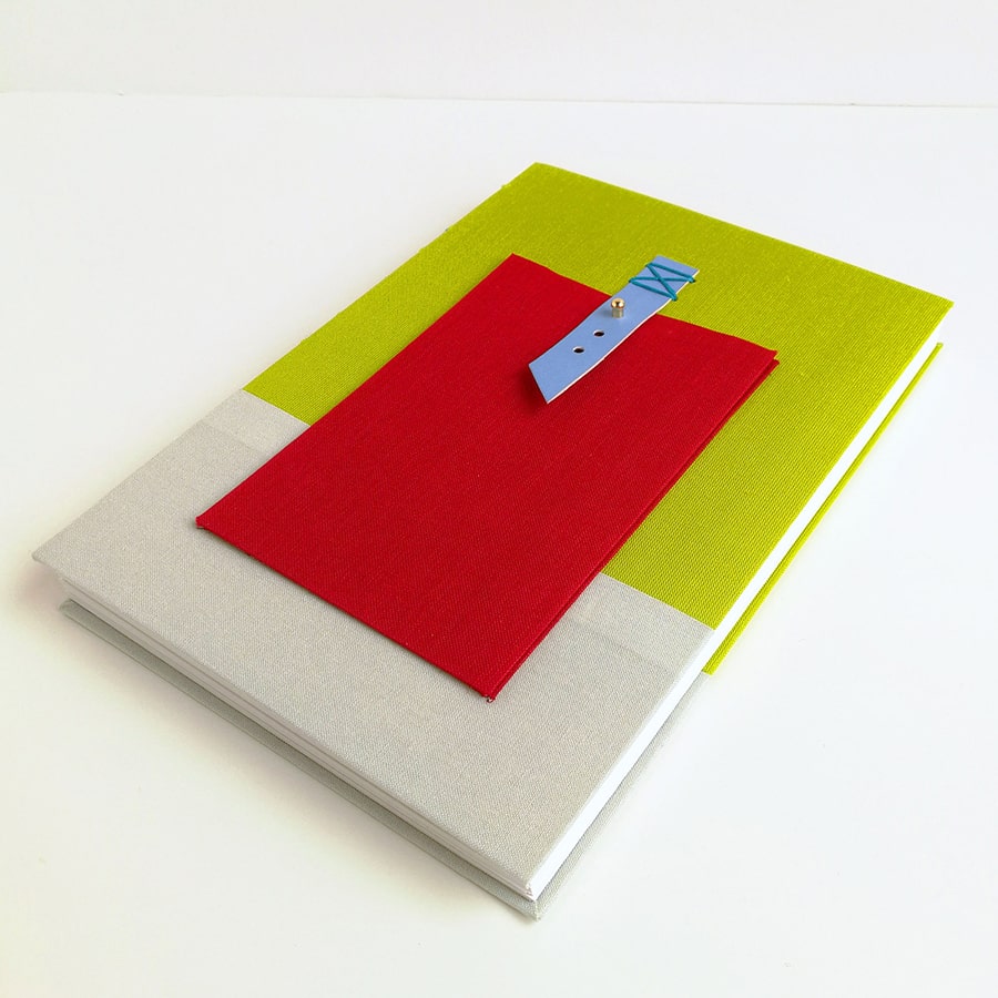 Cuaderno mochila verde lima gris claro a5 - Imagen 2
