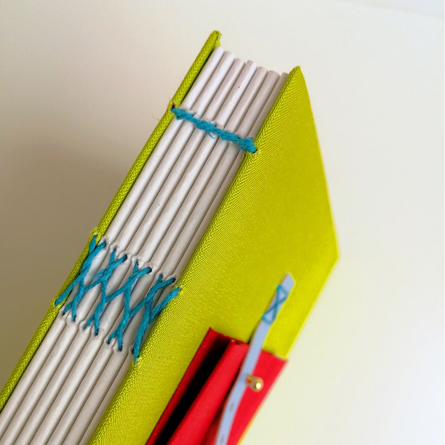Cuaderno mochila verde lima gris claro a5 - Imagen 6