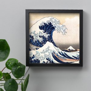 ola de kanagawa pintura japonesa